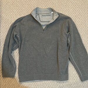 Tommy Bahama Gray Men's Quarterzip